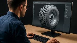 طراحی تایر ماشین سنگین